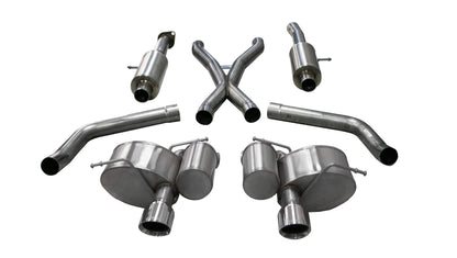 Corsa Sport Cat-Back Exhaust, Polished Tips 2012-2021 Grand Cherokee 392/6.4L