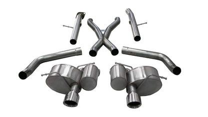 Corsa Xtreme Cat-Back Exhaust, Polished Tips 2012-2021 Grand Cherokee 392/6.4L