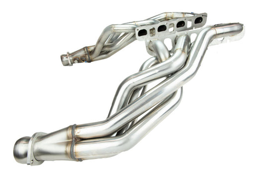 Kooks 1-7/8"x2"x3" Stepped Long Tube Headers, Green Catted Mid-Pipes 2009-2023 Challenger/Charger 5.7L