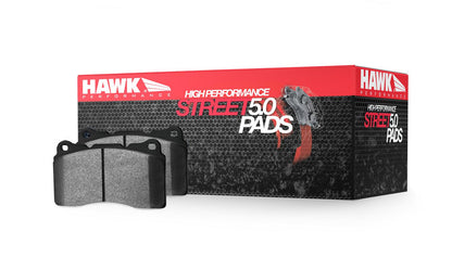 Hawk High Performance Street 5.0 Front Brake Pads 2005-2023 Challenger/Charger/Grand Cherokee w/ 4 Piston Brembo