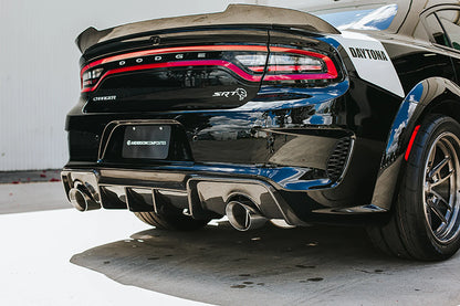 AC Carbon Fiber Rear Diffuser 2020-2023 Charger Widebody