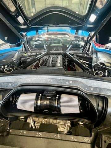 aFe Carbon Track Cold Air Intake, Pro Dry S Filter 2020-2023 Corvette