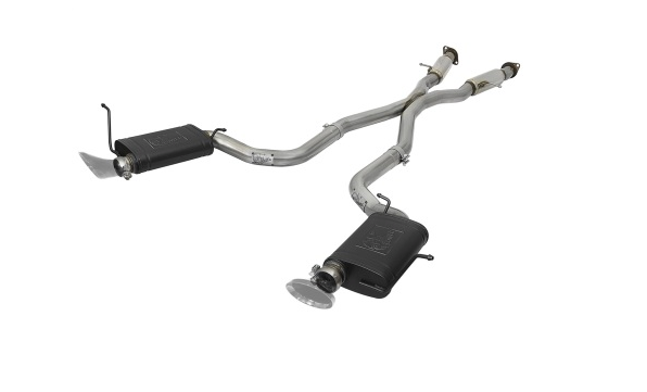 aFe MACH Force-Xp Cat-Back Exhaust, 304 Stainless, Resonators 2012-2021 Grand Cherokee 6.2L/392/6.4L