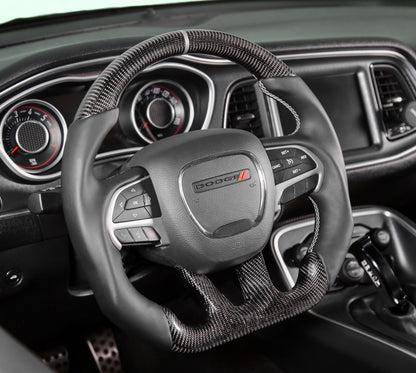 Drake Carbon Fiber Steering Wheel 2015-2023 Challenger/Charger