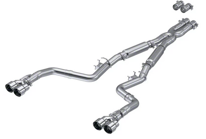 MBRP 3" Armor Lite Street Cat-Back Exhaust, Stainless Tips 2015-2023 Challenger 5.7L,6.2L,392,6.4L
