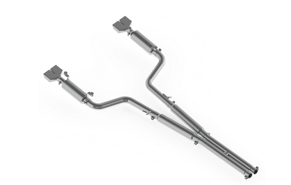MBRP 3" Armor Plus Race Cat-Back Exhaust, Stainless Tips 2009-2014 Challenger 5.7L