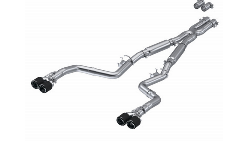 MBRP 3" Armor Pro Street Cat-Back Exhaust, Carbon Tips 2015-2023 Challenger 5.7L/6.2L/392/6.4L