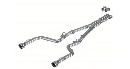 MBRP 3" Armor Lite Race Cat-Back Exhaust, Stainless Tips 2015-2023 Charger 5.7L/6.2L/392/6.4L