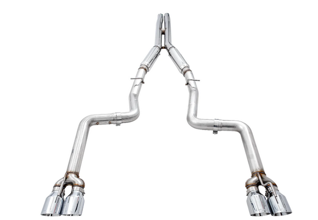 AWE Track Cat-Back Exhaust, Chrome Tips 2015-2023 Challenger 6.2L/392/6.4L