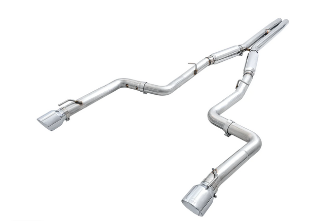AWE Track Cat-Back Exhaust, Chrome Tips 2015-2023 Charger 6.2L/392/6.4L