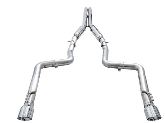 AWE Track Cat-Back Exhaust, Chrome Tips 2017-2023 Charger 5.7L