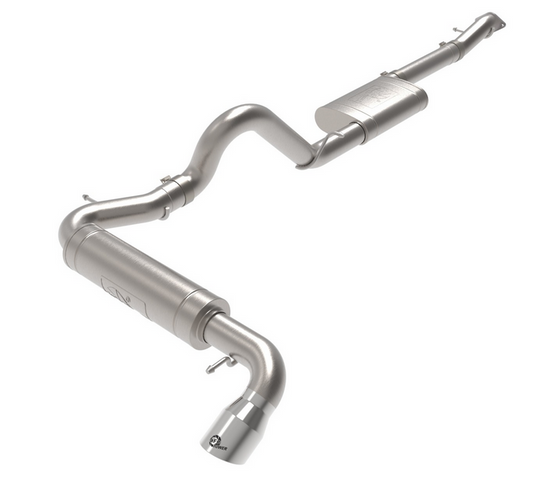 aFe Apollo GT Cat-Back Exhaust System, Polished Tips 2021-2023 Bronco 2.3L/2.7L