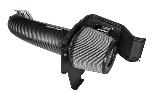 aFe Track Carbon Cold Air Intake, Pro Dry S Filter 2011-2023 Challenger/Charger 5.7L