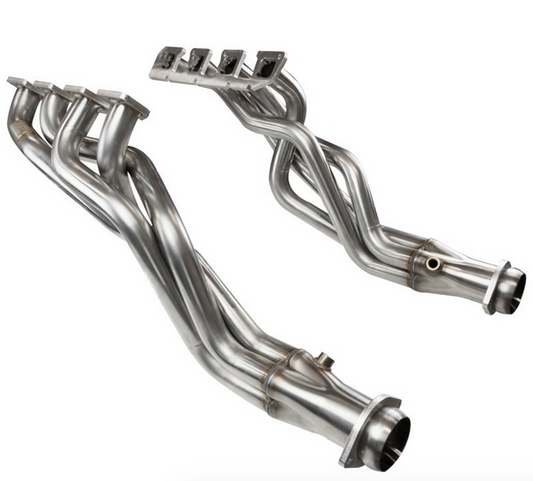 Kooks 1-3/4"x3" Long Tube Headers, Green Catted Mid-Pipes 2006-2008 Charger 5.7L