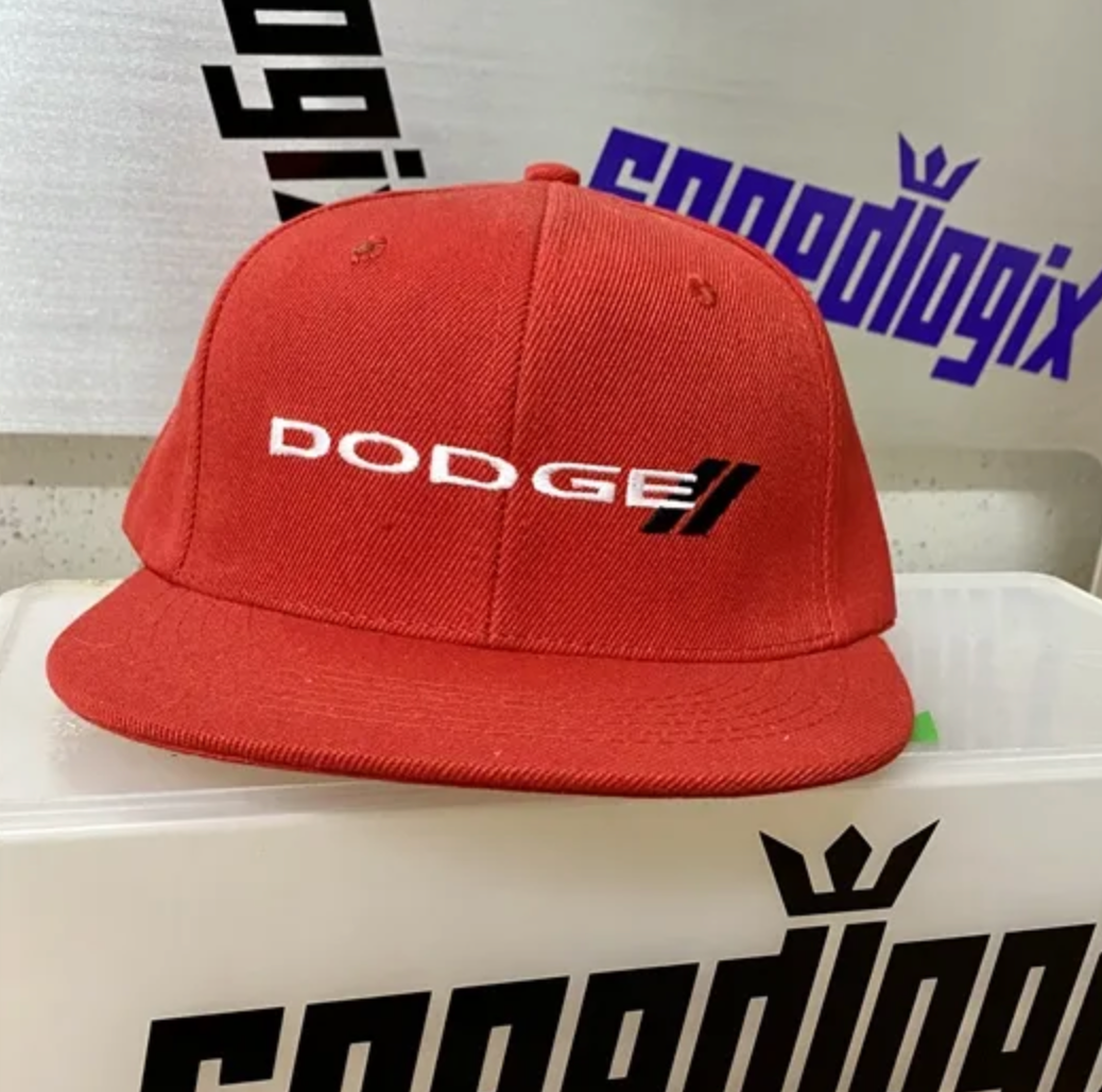Red Dodge Logo Hat