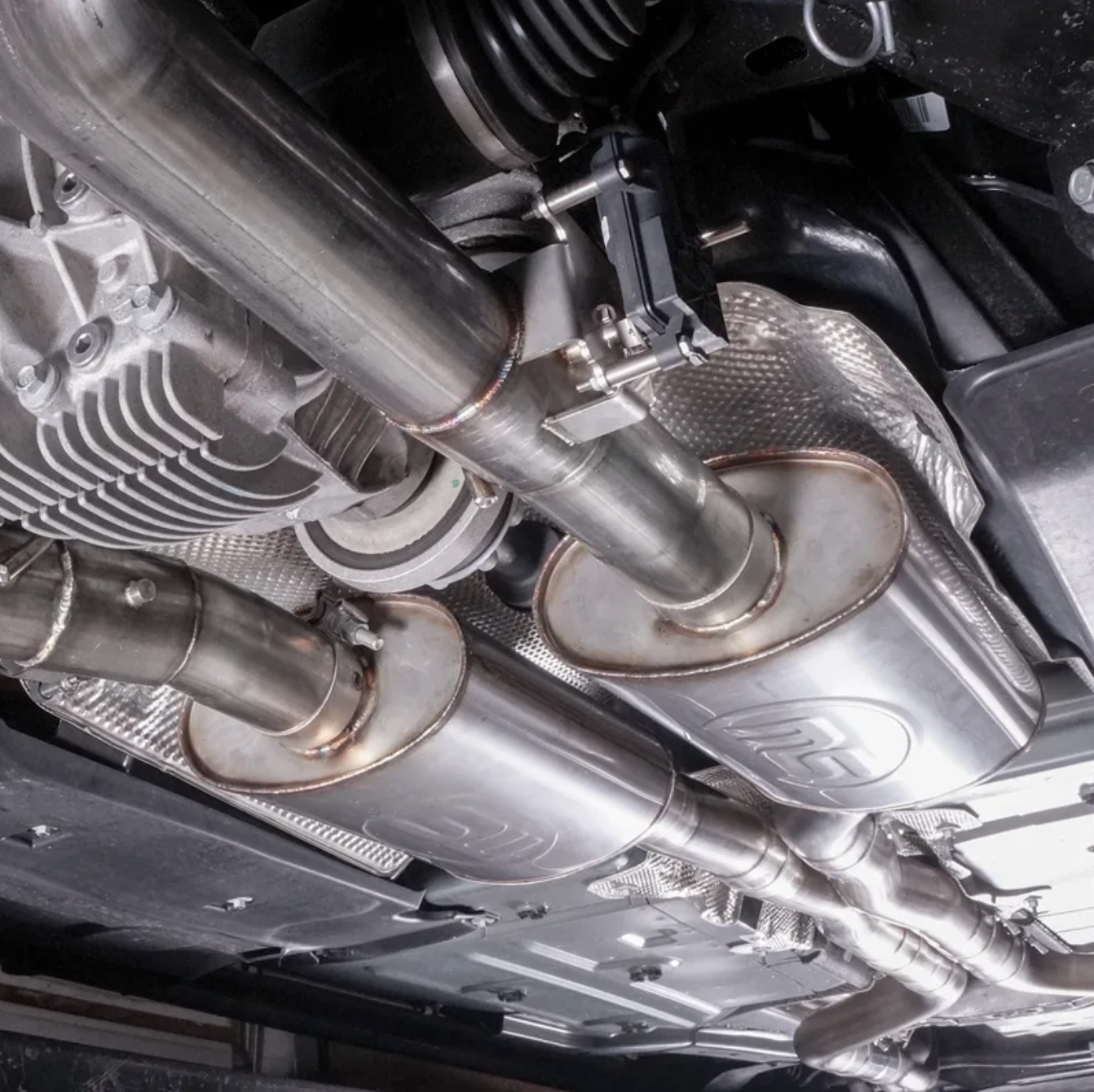 Stainless Works Redline 3" Cat-Back Exhaust Quad Tips 2015-2023 Challenger 392/6.4L/6.2L