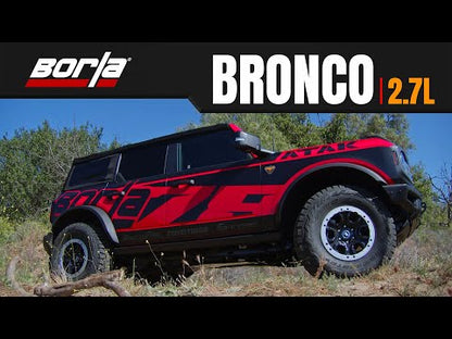 Borla S-TYPE Axle-Back, Black 2021-2023 Bronco 2.7L