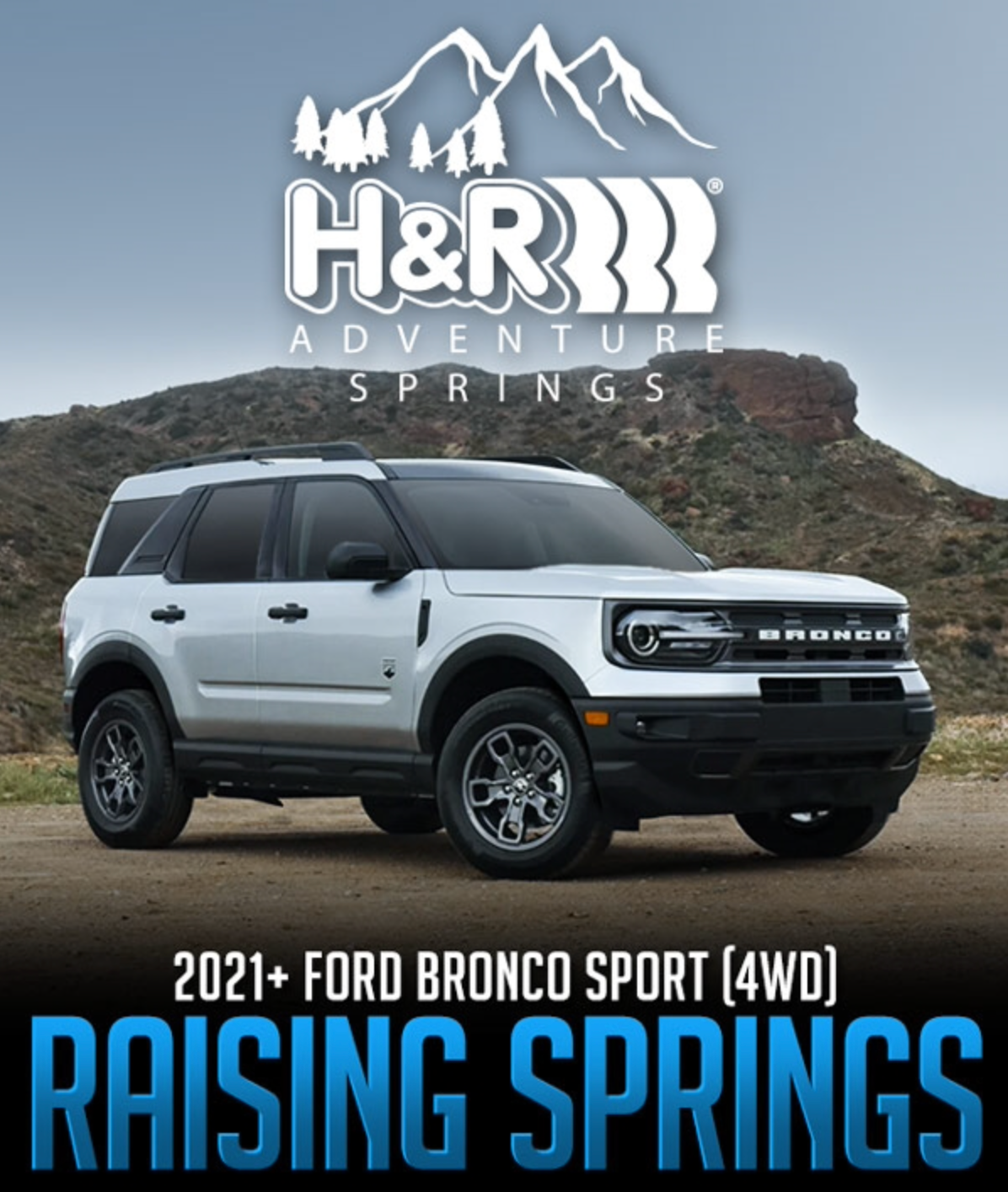H&R Adventure Raising Springs 2021-2023 Bronco Sport