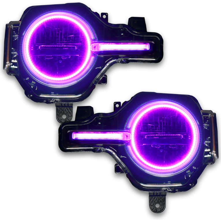 Oracle Headlight Halo Kit w/ DRL Bar ColorSHIFT 2021-2023 Bronco (Base Headlights)