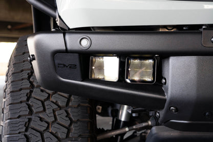 DV8 Fog Light Pocket Mounts 2021-2023 Bronco (Factory Steel Bumper)