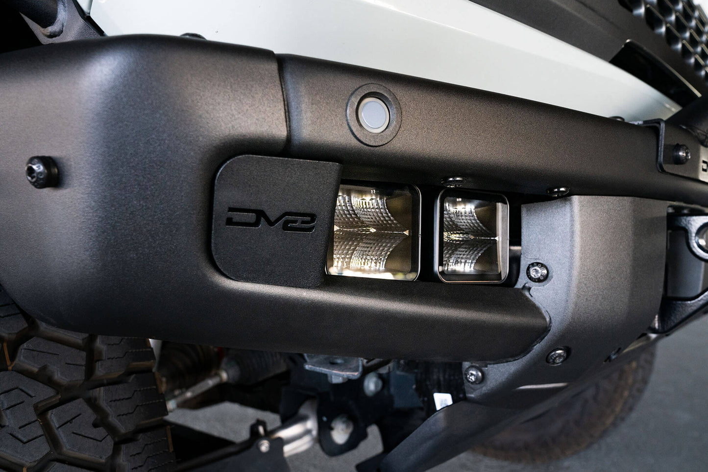 DV8 Fog Light Pocket Mounts 2021-2023 Bronco (Factory Steel Bumper)